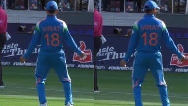 Virat Kohli Breaks Out Into Impromptu Dance During IND vs NZ ICC Champions Trophy 2025 Final, Video Goes Viral