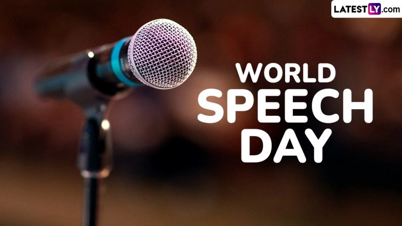 World Speech Day 2025 Date, History and Significance: Know the Aim of the Day That Celebrates the Power of Speeches