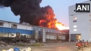Howrah Fire: Massive Blaze Erupts in Factory in Dhulgarh, 15 Fire Engines Deployed (Watch Videos)