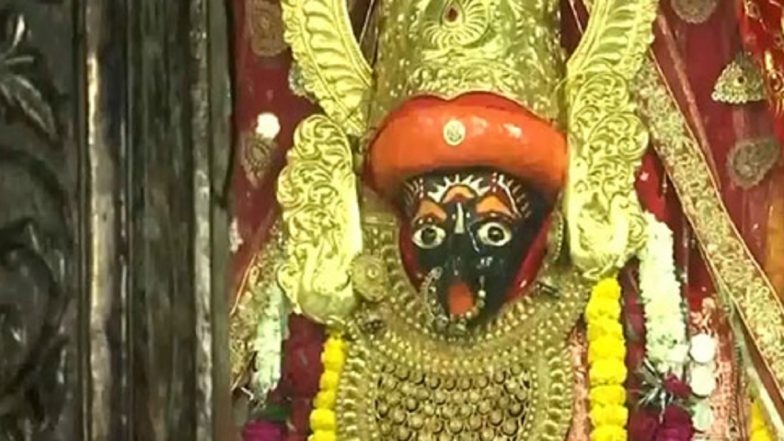 Chhattisgarh: Devotees Offer Prayers at Mahamaya Devi Temple in Raipur