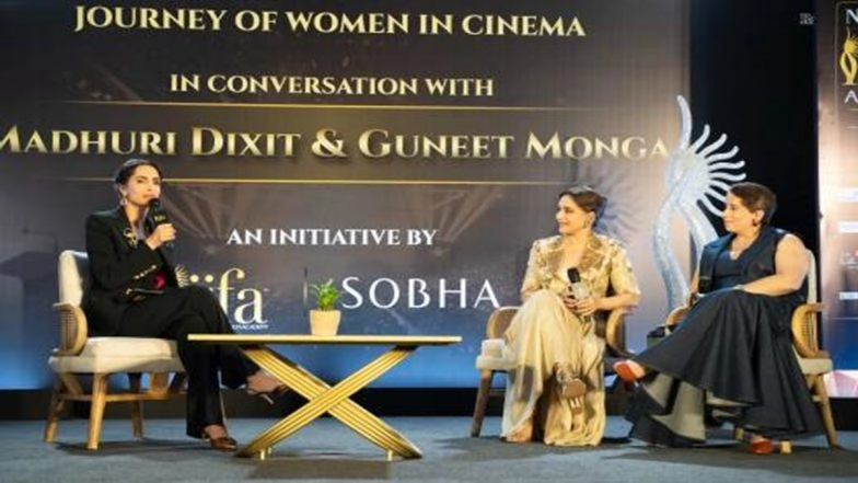 Madhuri Dixit and Guneet Monga Speak on 'The Journey of Women in Cinema’