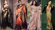 Kangana Ranaut Birthday: Times When She Resembled a Queen in Her Saree Avatars (View Pics)