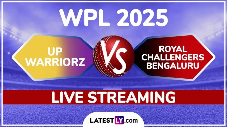 Where to Watch Live Telecast of UPW-W vs RCB-W Match in WPL 2025?