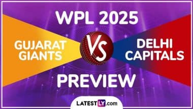 Gujarat Giants vs Delhi Capitals WPL 2025 Free Live Streaming Online: Watch TV Telecast of GG-W vs DC-W Women's Premier League T20 Cricket Match on Start Sports and JioHotstar Online