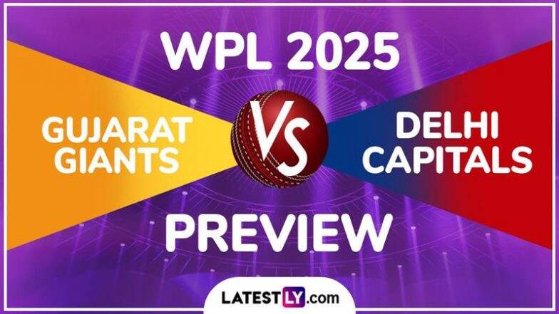 Where to Watch Live Telecast of GG-W vs DC-W Match in WPL 2025?