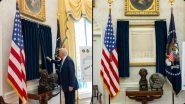 Donald Trump Hangs a Copy of Declaration of Independence in Oval Office, Share Images on Social Media