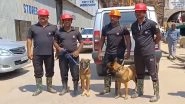 Telangana Tunnel Tragedy: Cadaver Dogs Identify Human Presence Under Rubble at SLBC Tunnel in Nagarkurnool District (Watch Video)