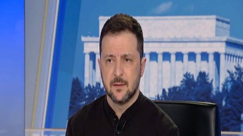 ‘Not Sure We Did Something Bad’: Volodymyr Zelenskyy Refuses To Apologise for His Behaviour With Donald Trump in Fox News Interview (Watch Video)