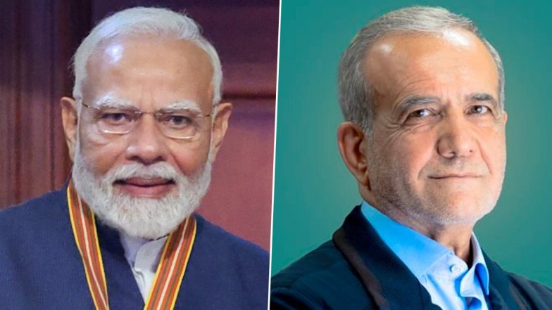 Pahalgam Terrorist Attack: Iranian President Masoud Pezeshkian Condemns Incident During Phone Call With PM Narendra Modi, Says ‘No Justification for Such Acts of Terror’