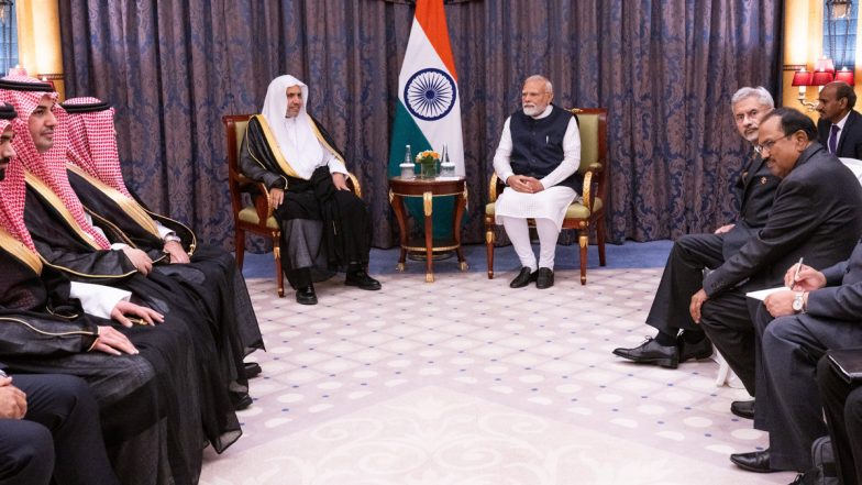 Pahalgam Terror Attack: Secretary General of Muslim World League Sheikh Al-Issa Meets PM Narendra Modi in Jeddah, Condemns Terrorist Attack in Jammu and Kashmir (See Pics)