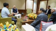 Pahalgam Terrorist Attack: PM Narendra Modi Holds Meet With NSA Ajit Doval, EAM S Jaishankar After Returning to Delhi (See Pic)