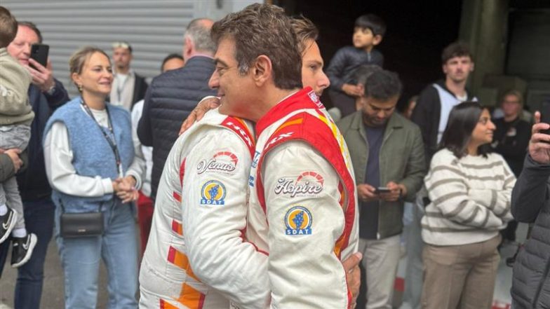 Belgium Spa Francorchamps Circuit: Ajith Kumar Secures P2 Podium Finish in Car Racing Event (Watch Videos)