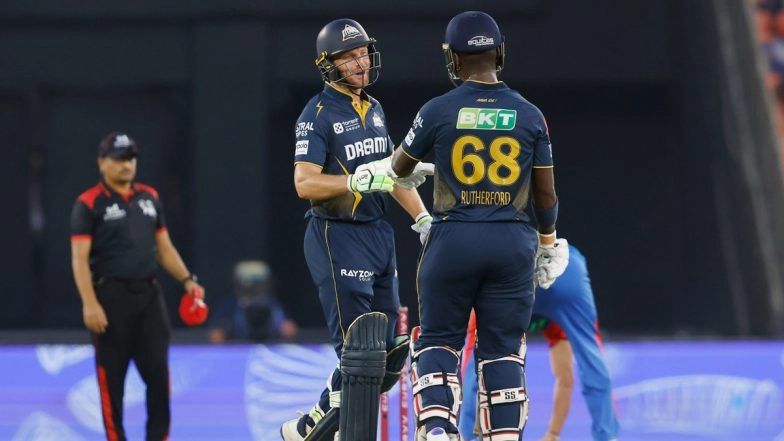 IPL 2025: Jos Buttler, Sherfane Rutherford Power GT to Seven Wicket Win over DC 