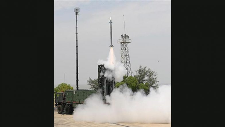 DRDO Flight Tests Army Version of Medium Range Surface to Air Missile
