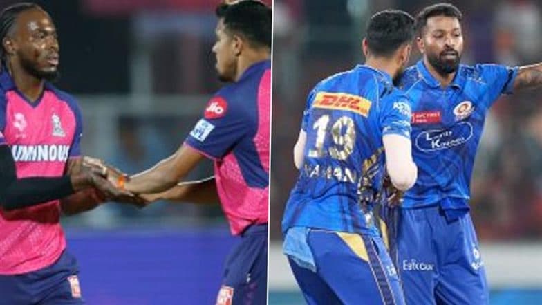 RR vs MI Likely Playing XIs: Check Predicted Lineups With Impact Players for Rajasthan Royals vs Mumbai Indians IPL 2025 Match 50