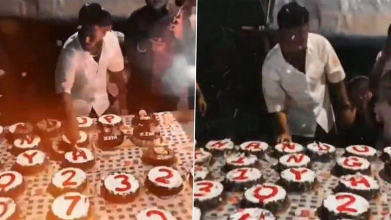 Mumbai: Gangster in Bhandup Cuts Birthday Cakes Decorated With IPC Sections Slapped on Him, Arrested After Video Goes Viral