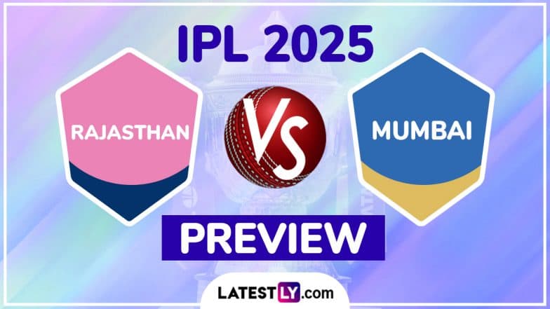 RR vs MI IPL 2025 Preview: Key Battles, H2H, Impact Players and More About Rajasthan Royals vs Mumbai Indians Indian Premier League Season 18 Match 50