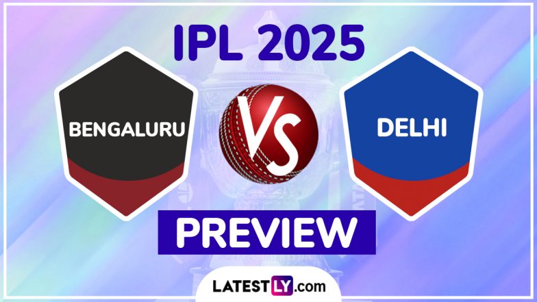 RCB vs DC IPL 2025 Preview: Key Battles, H2H, Impact Players and More About Royal Challengers Bengaluru vs Delhi Capitals Indian Premier League Season 18 Match 24