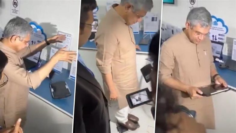 ‘Nahin Tootega’: Union Minister Ashwini Vaishnaw Showcases Made in India Tablet by VVDN Technologies (Watch Video)