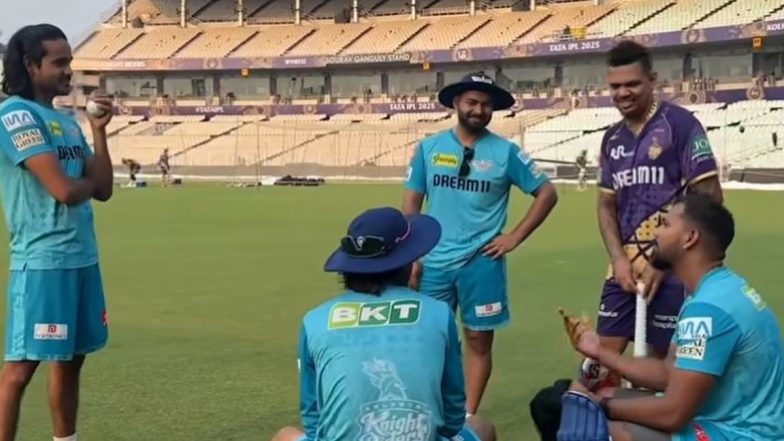 Sunil Narine Meets His ‘Fanboy’ Digvesh Rathi As KKR, LSG Look To Sustain Momentum 