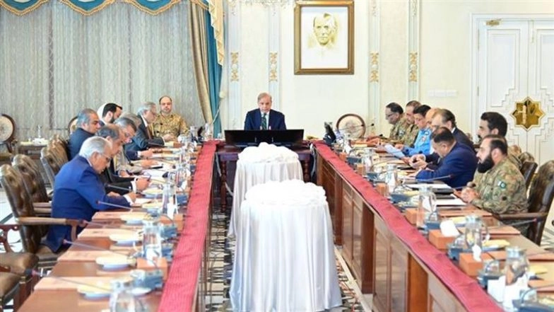 Pahalgam Terror Attack: Pakistan PM Shehbaz Sharif Holds National Security Committee Meeting To Discuss India’s Move To Suspend Indus Water Treaty and Downgrade Diplomatic Ties (Watch Video)