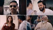&lsquo;Raid 2&rsquo; Trailer: Ajay Devgn&rsquo;s &lsquo;Imandar&rsquo; IT Officer Locks Horns With Riteish Deshmukh&rsquo;s Powerful Political Leader in Raj Kumar Gupta&rsquo;s Upcoming Crime Thriller (Watch Video)