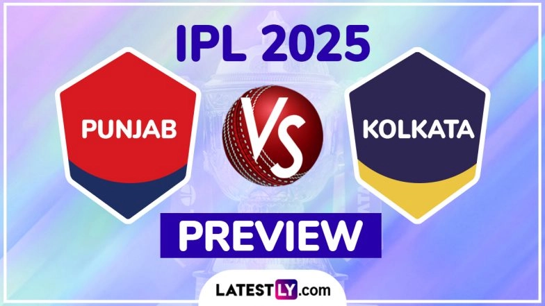 PBKS vs KKR IPL 2025 Preview: Key Battles, H2H, Impact Players and More About Punjab Kings vs Kolkata Knight Riders Indian Premier League Season 18 Match 31