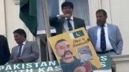 Pahalgam Terror Attack: Colonel Taimur Rahat, Pakistan&rsquo;s Army Attache in UK, Makes Throat Slit Gesture at Indian Community Protestors (Watch Video)