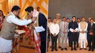 Jigme Wangchuck India Trip: King of Bhutan Visits Assam&rsquo;s Jogighopa Terminal and Logistics Park Underscoring Growing Co-Operation Between 2 Countries (See Pics)