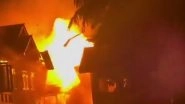 Pahalgam Terror Attack: Officials Say &lsquo;Houses of 2 LeT Terrorists Went Up in Flames After Explosives Kept Inside Detonate During Search Operation&rsquo; (Watch Video)