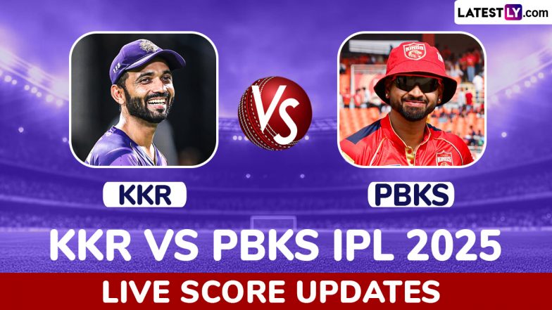 Match Called Off Due To Rain | KKR vs PBKS IPL 2025 Highlights: Persistent Rain Ensures Teams Share One Point Each