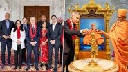 Toronto: Canadian PM Mark Carney Visits BAPS Temple on Ram Navami, Extends Warm Wishes (See Pics)