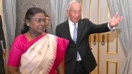 Droupadi Murmu in Lisbon: President Murmu Holds Talks With Portuguese Counterpart Marcelo Rebelo De Sousa, Discusses Bilateral Ties (See Pics)