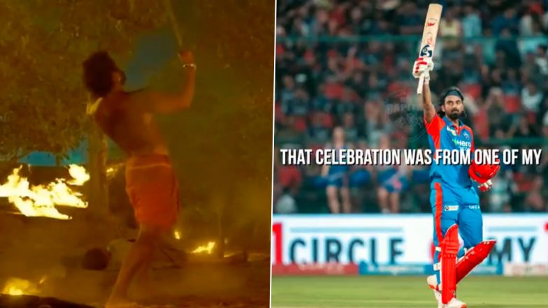 KL Rahul Reveals His Special Celebration Was Inspired by ‘Kantara’ Movie After His Match-Winning 93 Not Out in RCB vs DC IPL 2025 Clash at M Chinnaswamy Stadium (Watch Video)