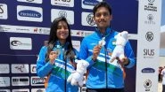 ISSF World Cup 2025: Rudrankksh Patil-Arya Borse Pair Take Silver Medal in Air Rifle Mixed Team
