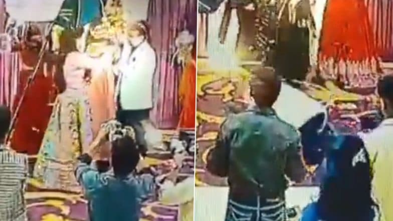 Sudden Death Caught on Camera in Bareilly: Man Suddenly Collapses and Dies While Dancing With Wife at 25th Anniversary Celebration (Watch Video)