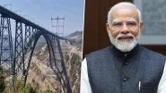 Jammu and Kashmir: PM Narendra Modi To Inaugurate Katra-Sangaldan Rail Link on April 19