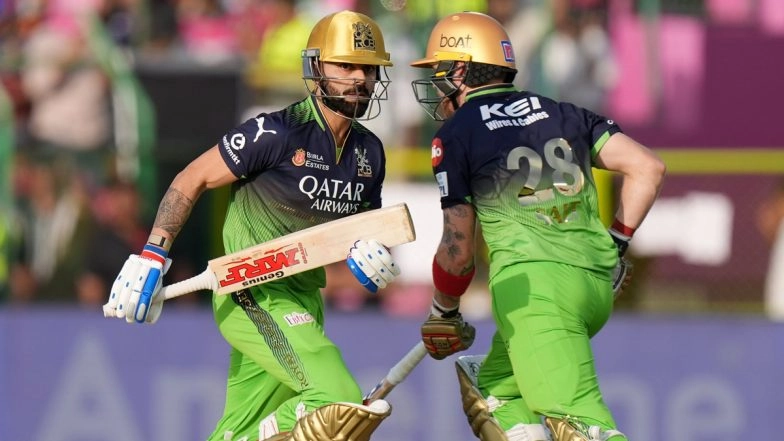 IPL 2025: Virat Kohli and Phil Salt’s Fifties Power Royal Challengers Bengaluru to Nine-Wicket Win Against Rajasthan Royals