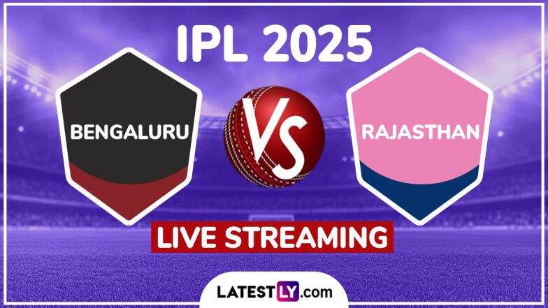 Where to Watch Royal Challengers Bengaluru vs Rajasthan Royals in IPL 2025? 