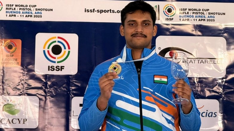 Rudrankksh Balasaheb Patil Strikes Gold Medal in 10M Air Rifle at ISSF World Cup 2025