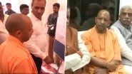 Uttar Pradesh CM Yogi Adityanath Takes Metro Ride From Nayaganj to Rawatpur in Kanpur, Visits Gorakhpur To Inspect Herbert Bandha 4-Lane Road Project (Watch Videos)
