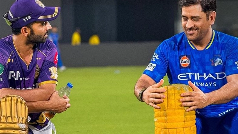 How to Watch CSK vs KKR IPL 2025 Free Live Streaming Online on JioHotstar? Get TV Telecast Details of Chennai Super Kings vs Kolkata Knight Riders Indian Premier League Match