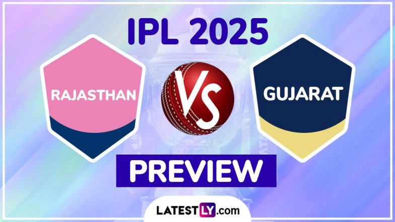 RR vs GT IPL 2025 Preview: Key Battles, H2H, Impact Players and More About Rajasthan Royals vs Gujarat Titans Indian Premier League Season 18 Match 47
