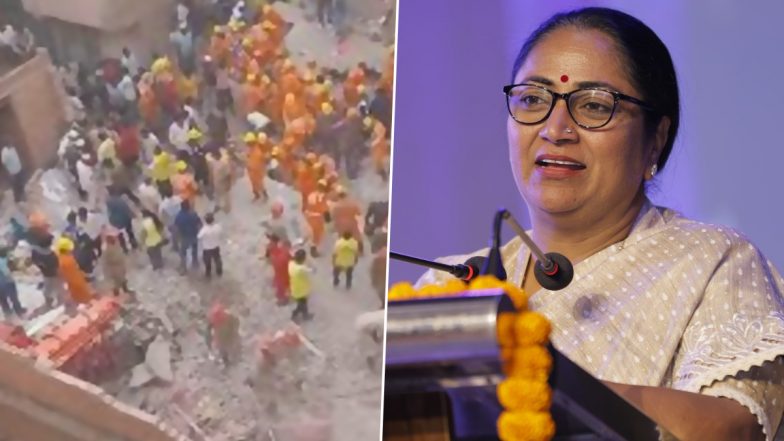 Mustafabad Building Collapse Death Toll: 11 Killed, 11 Injured As Search and Rescue Operations Continue, Delhi CM Rekha Gupta Orders Probe Into Incident