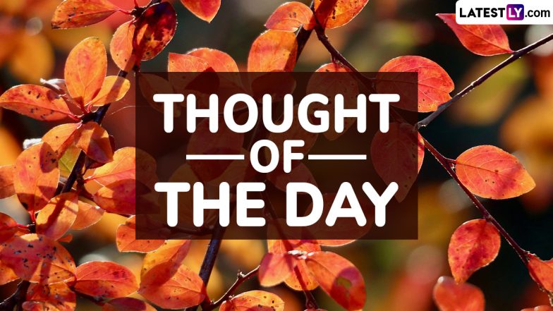 Thought of the Day for School Assembly Today in English With Meaning: Inspirational Quote To Share During Morning Assembly on April 9, 2025