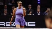 Top-Seeded Aryna Sabalenka Beats Jasmine Paolini To Set Up Porsche Tennis Grand Prix 2025 Final Against Unseeded Jelena Ostapenko