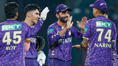 IPL 2025: Kolkata Knight Riders Captain Ajinkya Rahane Hails Sunil Narine’s Game-Changing Spell Against Delhi Capitals, Says ‘He’s a Champion Bowler’