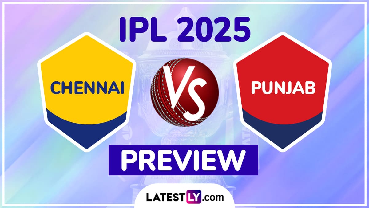 CSK vs PBKS IPL 2025 Preview: Key Battles, H2H, Impact Players and More About Chennai Super Kings vs Punjab Kings Indian Premier League Season 18 Match 49