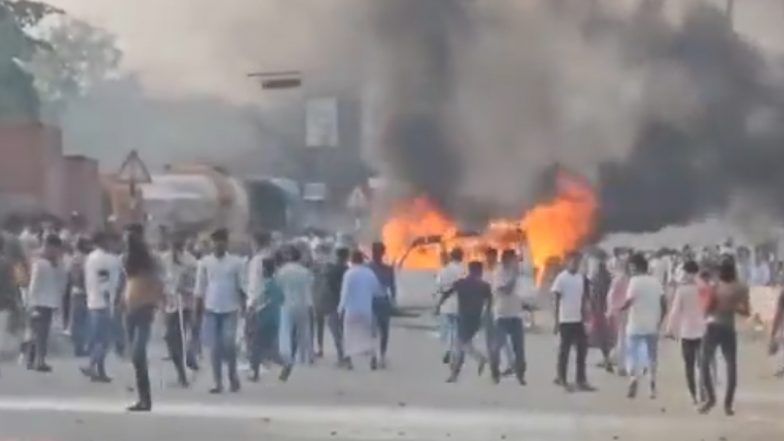 Murshidabad Stir: Tension in West Bengal As Protests, Violence Break Out Over Waqf Amendment Act (See Pic and Video)