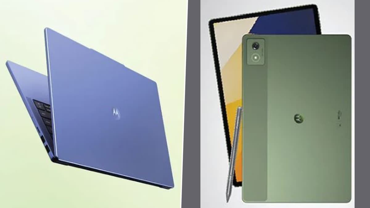 Moto Book 60 and Moto Pad 60 PRO Launch Today in India; Check Expected Specifications and Features